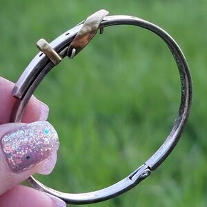 Sterling Silver Buckle Bracelet